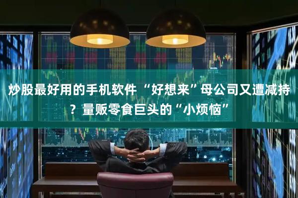 炒股最好用的手机软件 “好想来”母公司又遭减持？量贩零食巨头的“小烦恼”