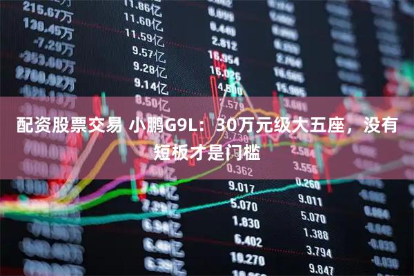 配资股票交易 小鹏G9L：30万元级大五座，没有短板才是门槛